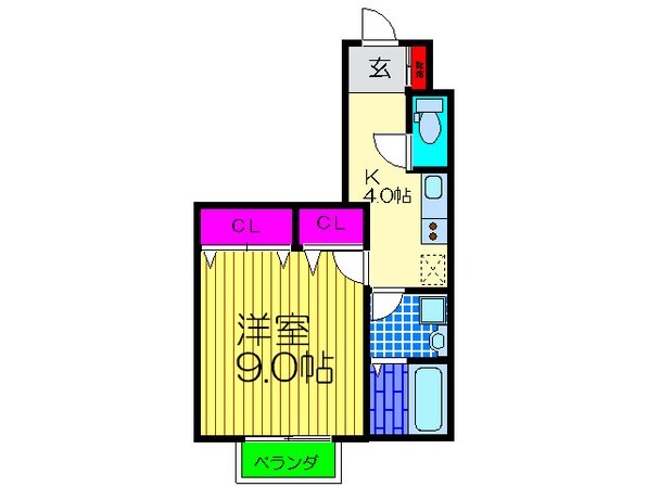 アゼリアの物件間取画像